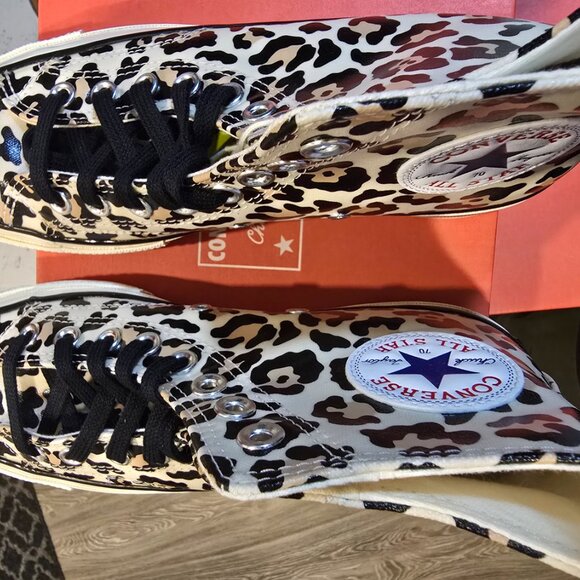 Converse Chuck 70 High 'Glow in The Dark Leopard Print' A13436C Women's Size 9 - Picture 4 of 15